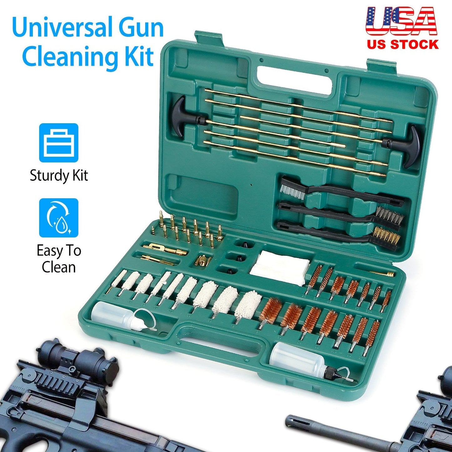 Kit de nettoyage universel GBruno pour armes à feu