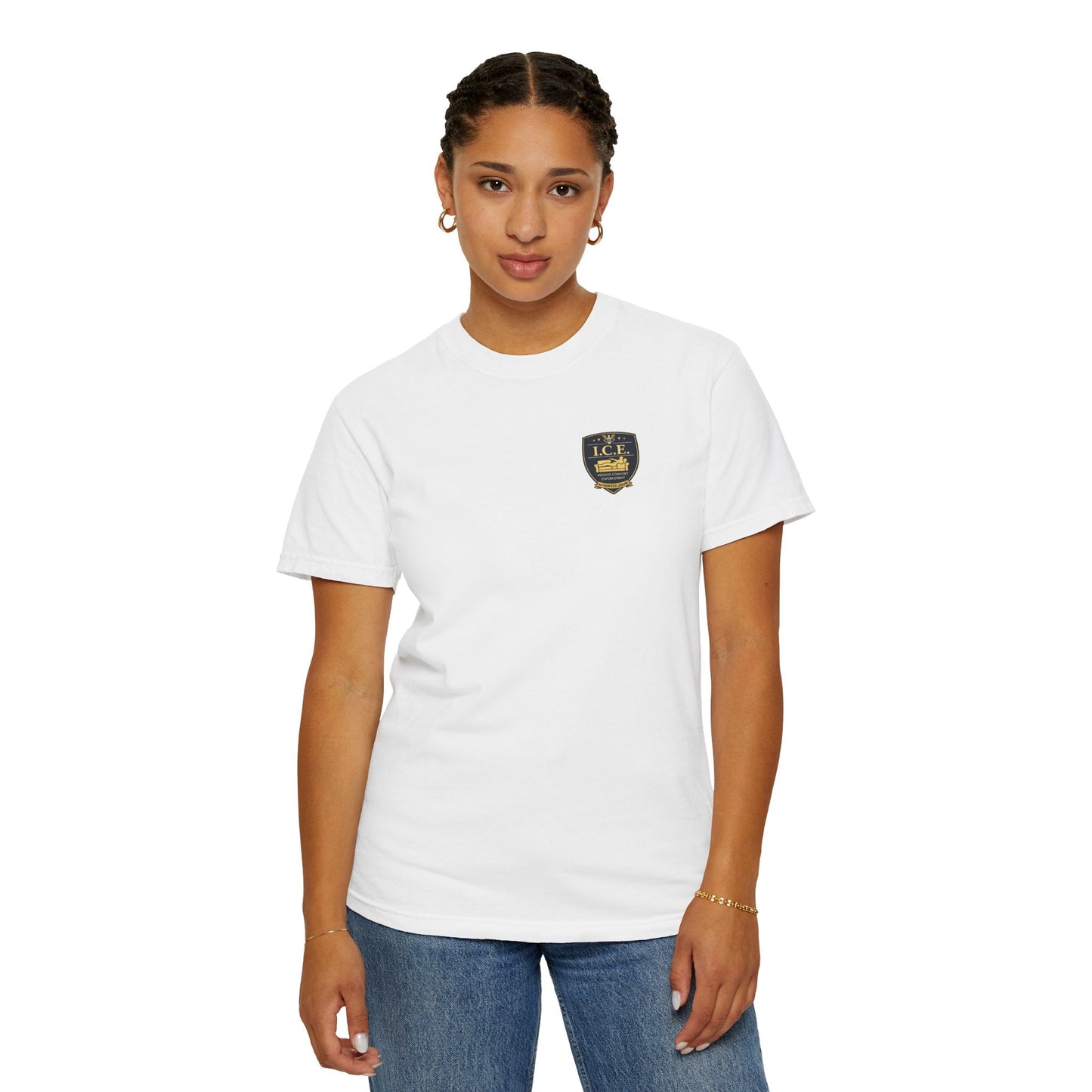 I.C.E. Badge T-Shirt | Institute of Cozy Excellence Tee