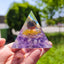 Handcrafted Crystal Ball Pyramid Ornament