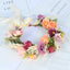 Couronne de Fleurs Hawaïenne Élégante pour Mariées et Demoiselles d'Honneur
