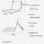 Outdoor camping backrest cushion chair portable folding chair tent leisure chair balcony park lawn picnic chair - Korvel