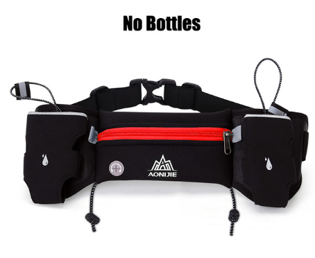 AONIJIE  Running Waist Pack Outdoor Sports Hiking Racing Gym Fitness Lightweight Hydration Belt Water Bottle - Korvel