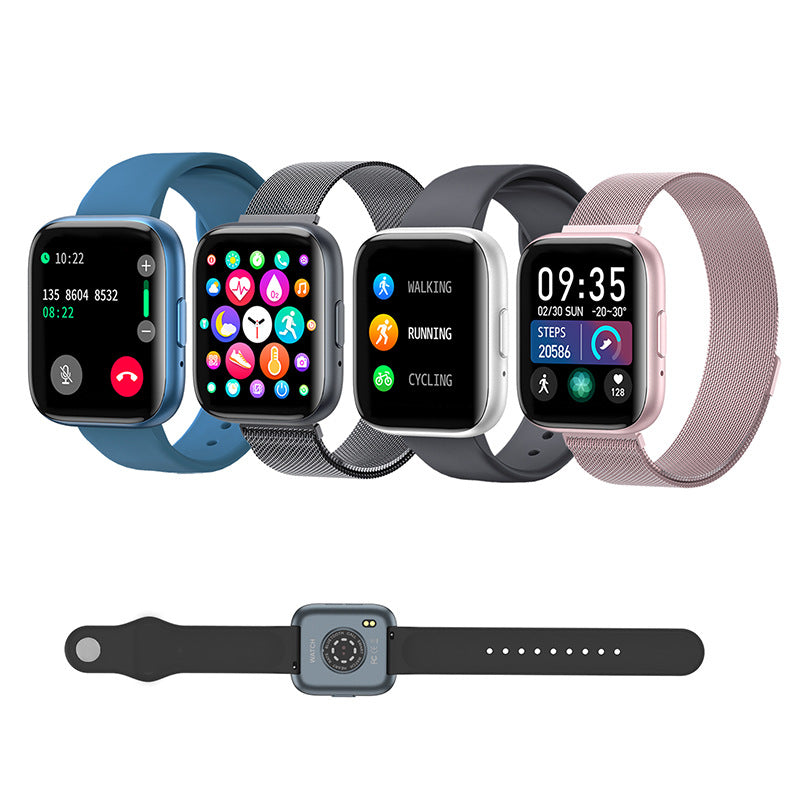 T99 Smart Bracelet Heart Rate Blood Pressure Blood Oxygen Bluetooth Phone Watch Music Bracelet Smart Watch - Korvel