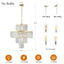 Luxury Crystal Chandelier Modern Chandeliers Lights Fixture Hanging Pendant Light Fixture for Dining Room Bedroom Living Room - Korvel
