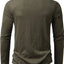 Men's Button Detail Long Sleeve T-Shirt