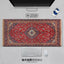 Large Persian Mouse Pad Office Carpet MousePad Natural Rubber Lockedge Anti Slip Desk Mat Laptop Office Game Accessories Pad - Korvel