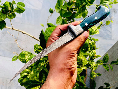 7" Damascus Steel Filleting Knife – Precision Craftsmanship - Korvel