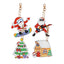 Christmas Diamond Painting Keychain 5D DIY Hanging Diamond Art Kits Diamond Ornaments for Kids Christmas Crafts Family Decor - Korvel