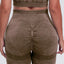 Shorts Actifs Taille Haute Lavés
