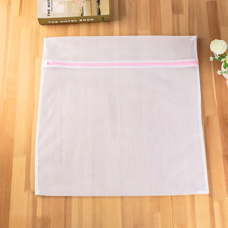 Ensemble de 7 sacs à linge zippés roses pour la protection des vêtements