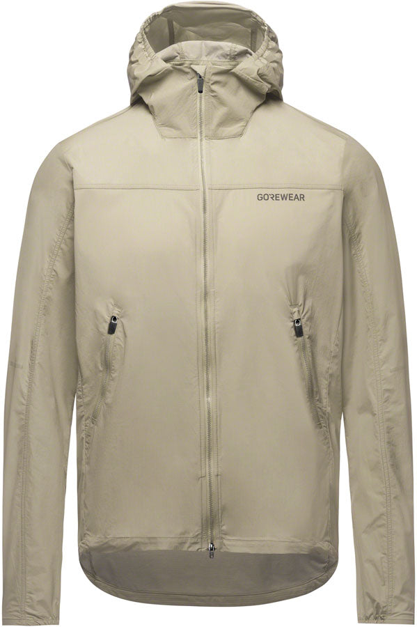Gorewear Fernflow Hooded Windbreaker - Beige Medium pour hommes