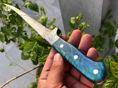 7" Damascus Steel Filleting Knife – Precision Craftsmanship - Korvel