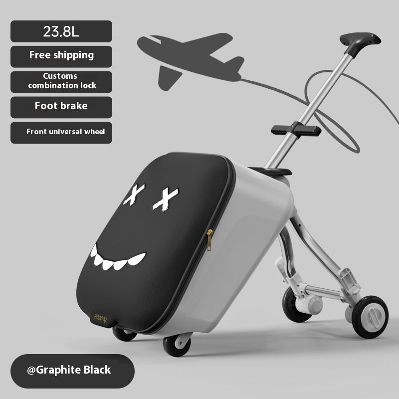 Maleta Trolley para Niños con Asiento y Rodante