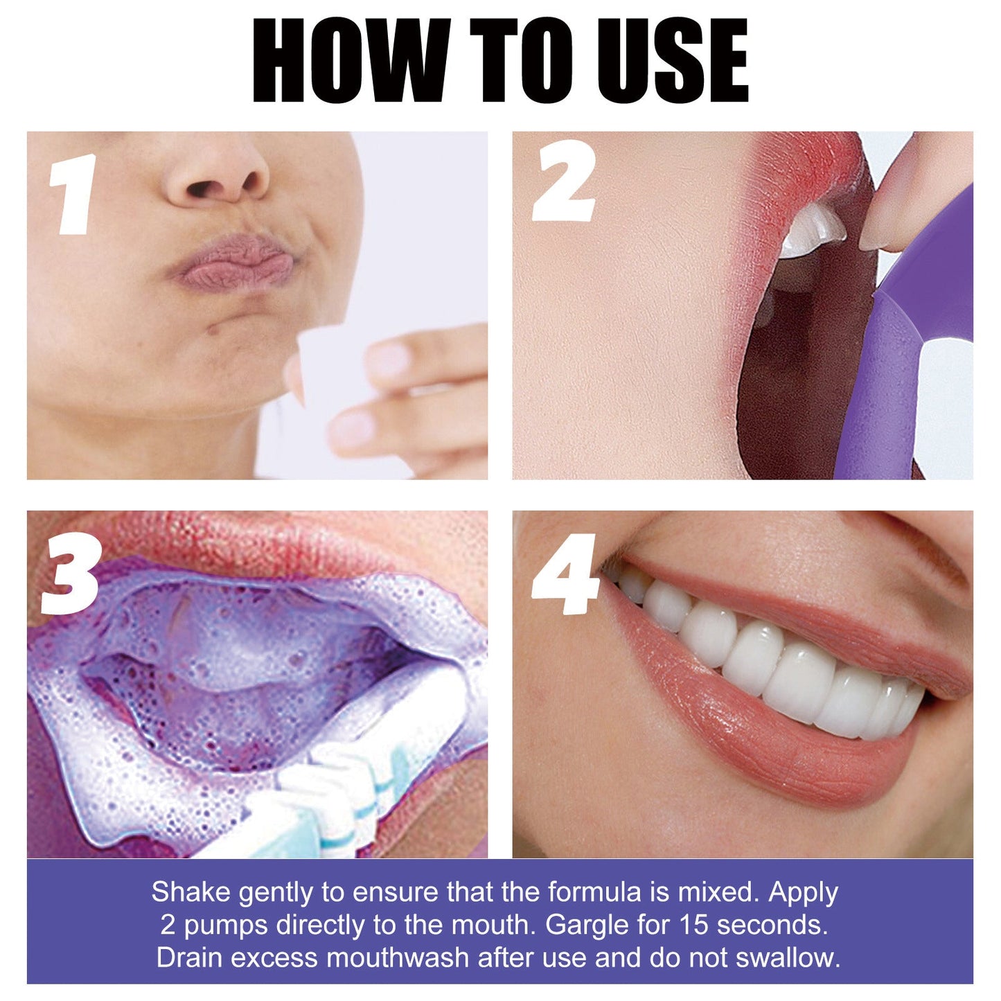 Premium Teeth Whitening Mousse for Fresh Breath