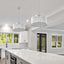 Modern Crystal Chandelier for Living-Room Round Cristal Lamp Luxury Home Decor Light Fixture - Korvel