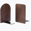 Solid beech wood book end natural wood walnut bookend home storage bookshelf decor bookstop natural wood crafts - Korvel