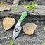 Premium 8" Damascus Steel Skinner Knife with Pakkawood Handle & Leather Sheath - Korvel
