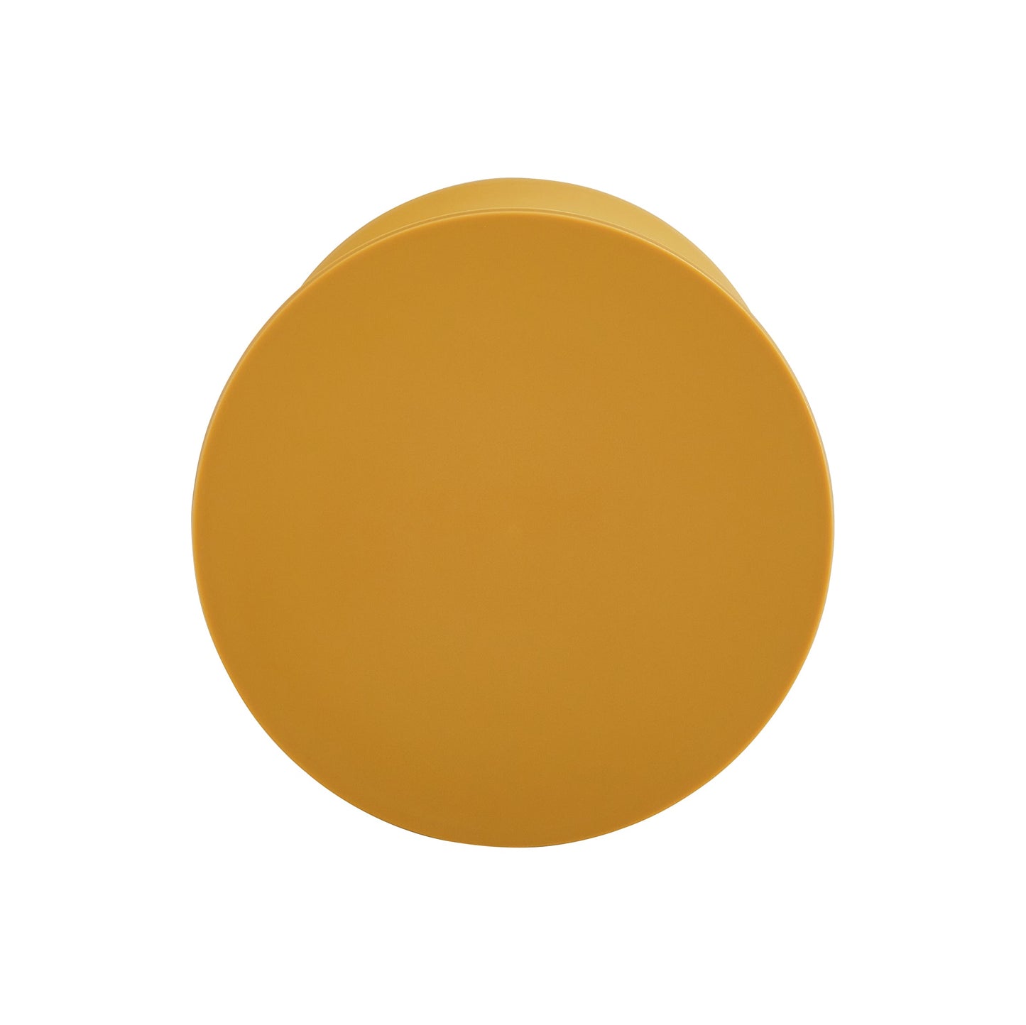 Table d'appoint en plastique jaune élégant
