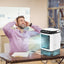 3-speed Portable Mini Air Cooler (900ML Tank) - Fan & Humidifier. For bedroom/office. - Korvel