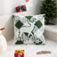 Christmas Pillow Cover (Excluding Pillow Core) Snowflake Velvet Jacquard Christmas Tree Elk Festival Decoration - Korvel