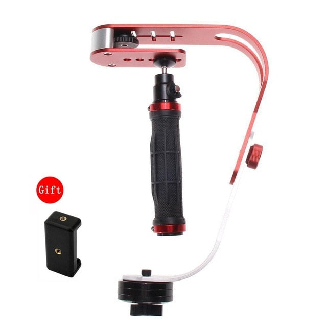 Mini handheld stabilizer Video Steadicam for Digital Camera HDSLR DSLR Camcorder DV Mobile Phone + Gloves free shipping - Korvel