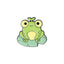 Quack Quack Enamel Pin Custom Frog Lotus Leaf Brooches Bag Lapel Pin Cartoon Animal Badge Jewelry Gift for Kids Friends - Korvel
