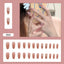 Aurora Butterfly Manicure Wearing Nail Detachable Nail Patch Nail Patch Nail Patch Ballet Nail Coffin Nail - Korvel