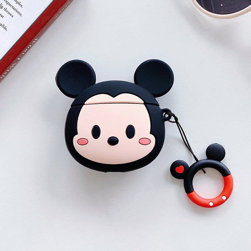 AirPods 5th generation silicone wireless Bluetooth earphone protective case suitable for Apple Pro 2nd generation cute box - Korvel