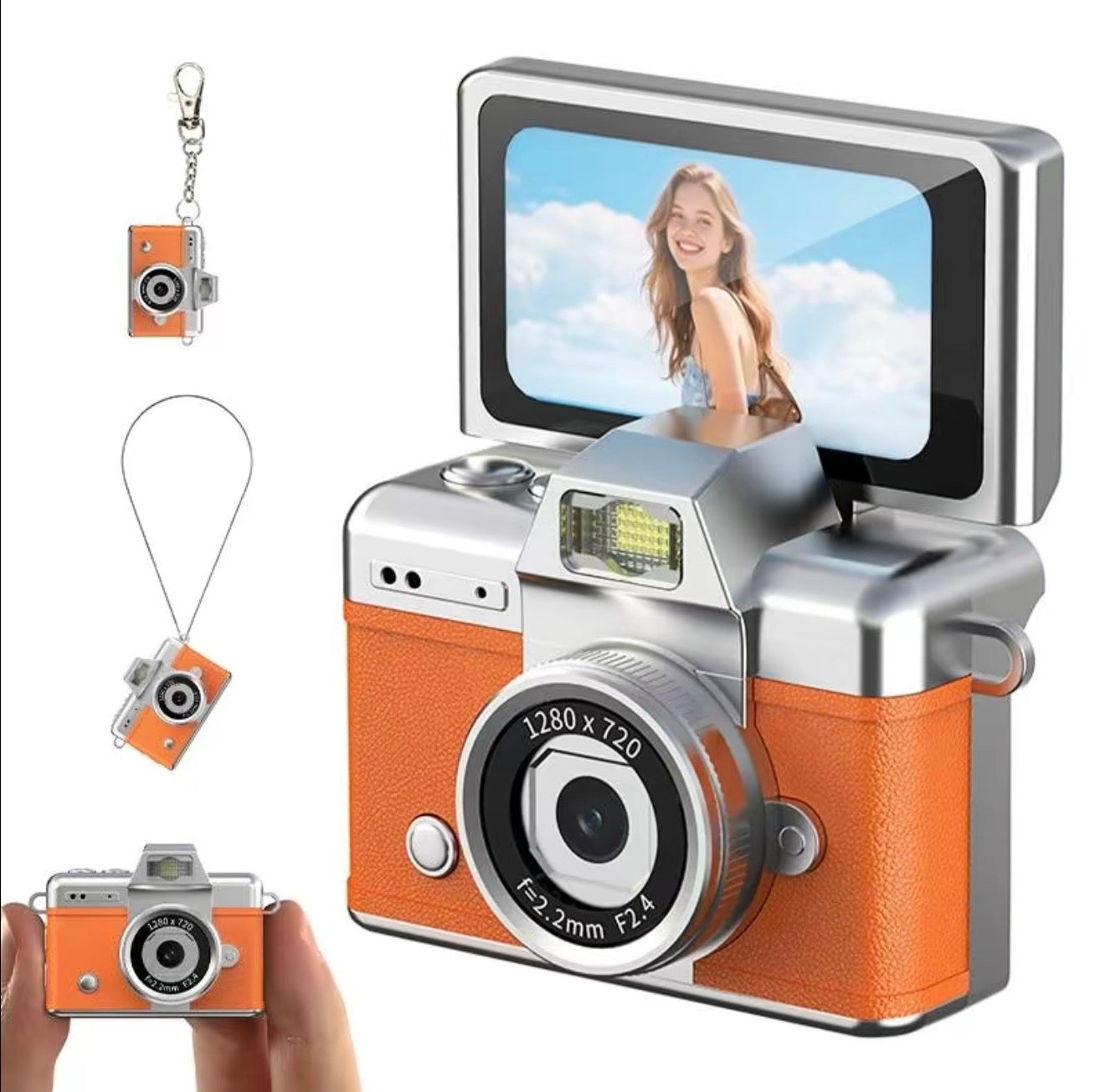 VintagePix Mini Cam - Retro Compact Digital Camera