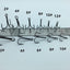 Rompin 20pc/lot 2/4/6/8/10# Fishing Hook High Carbon Steel Treble  Black - Korvel