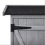 Abri de rangement en bois premium 5,3 pieds x 4,6 pieds avec toit étanche