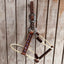 Deluxe Leather Rope Nose Halter with Tassels - Korvel