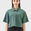 Half Button Short Sleeve Active T-Shirt - Korvel