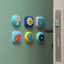 Door Back Door Handle Anti-Collision Pad Silicone Door Touch Door Suction Bump Stick Wall Protective Sleeve Cartoon Suction Cup - Korvel