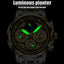 Montre à quartz squelettique multifonctionnelle pour hommes - Étanche