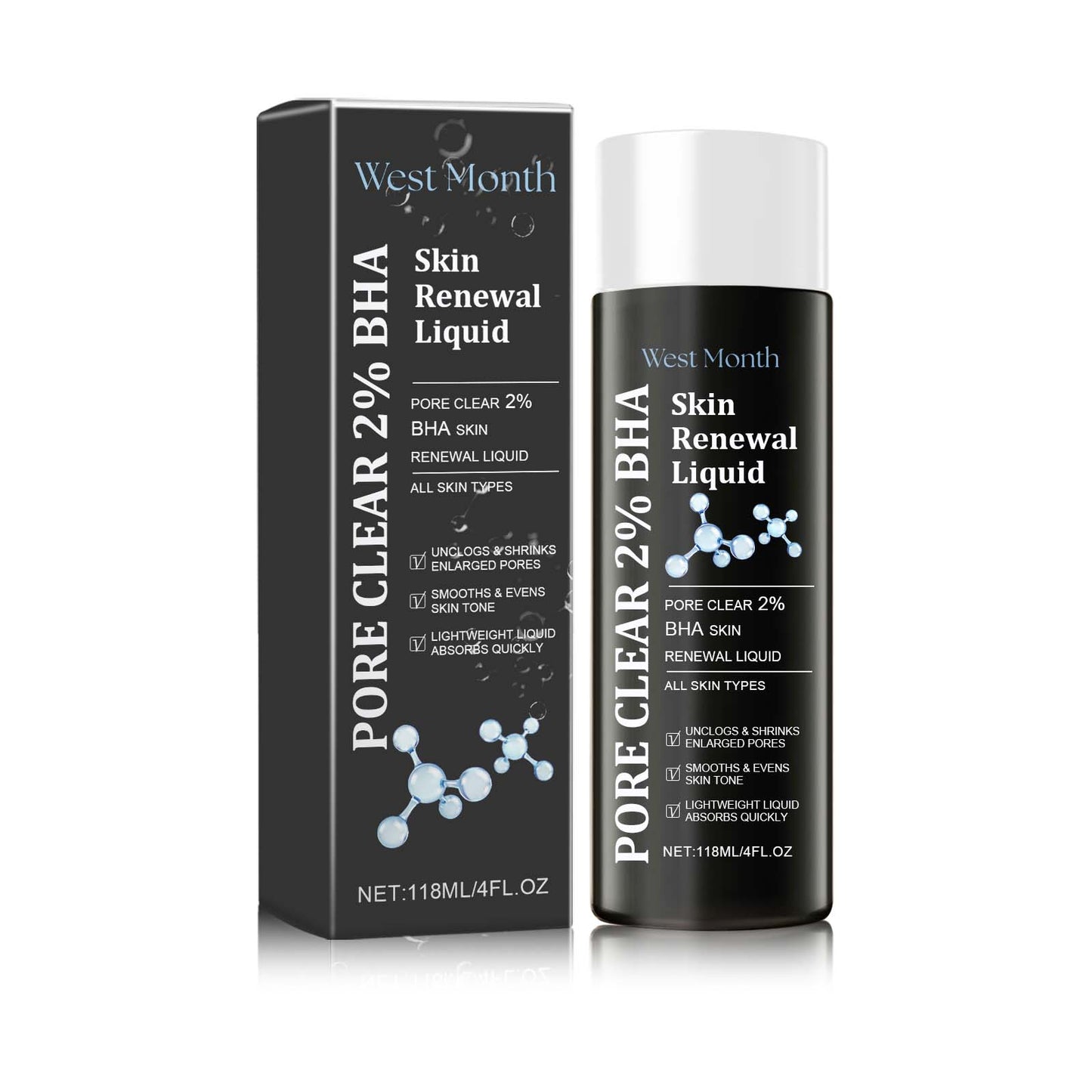Skin Renewal Liquid, Reduce Acne Print Repair Acne Muscle Mild Clear Acne Hydrating Essence - Korvel