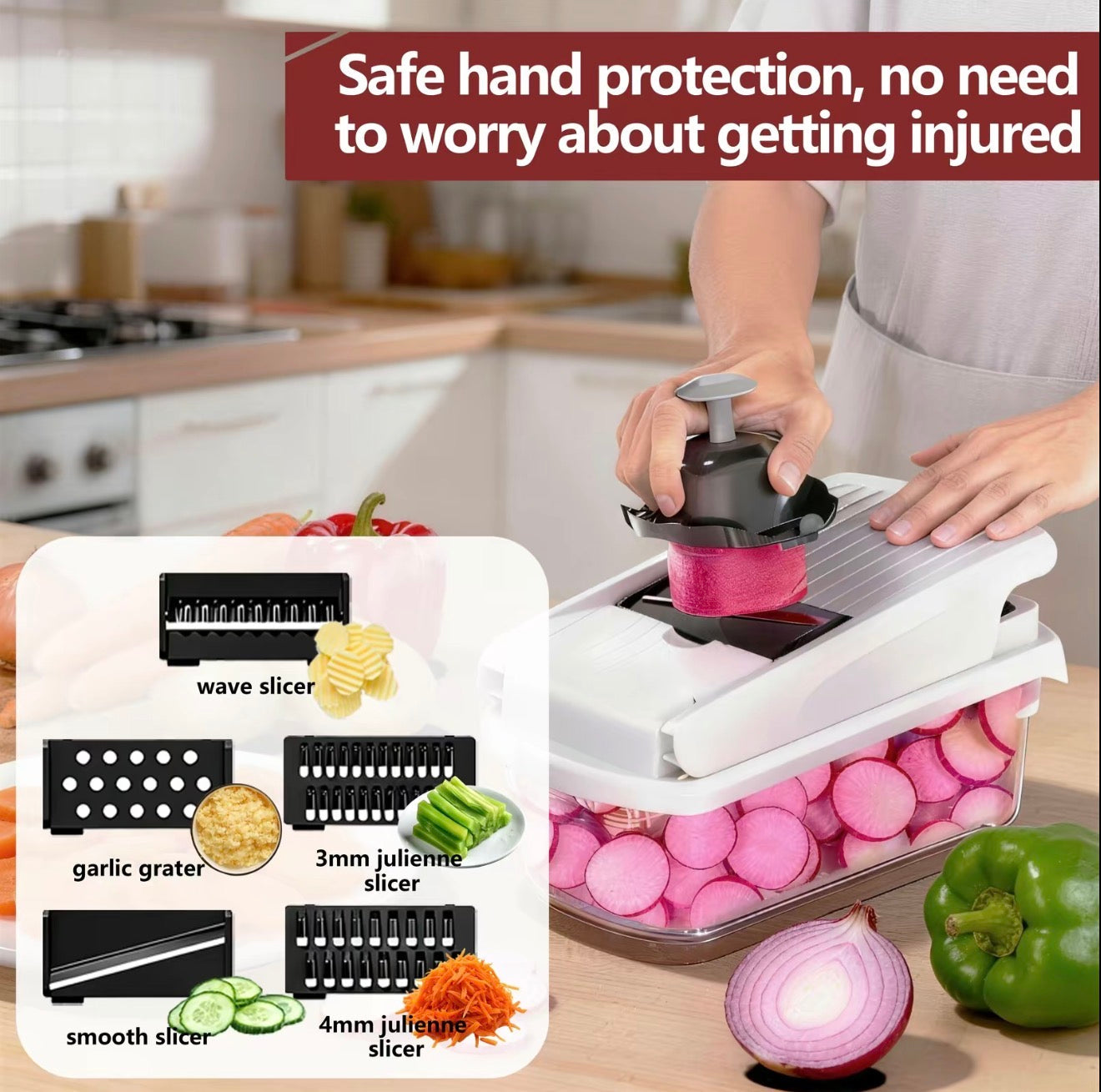 Cortador Multi Cuchilla SlicePro - Esencial de Cocina Versátil