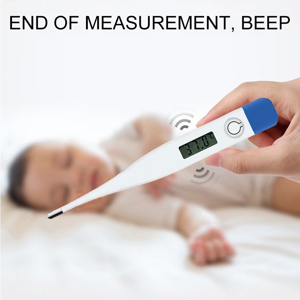 Digital LCD Thermometer Medical Baby Adult Body Kid Safe Mouth Temperature Underarm Thermometer Oral Thermometer - Korvel