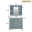 36 inch modern mirror cabinet with adjustable shelves, 2 soft closing doors, and 6 drawer storage cabinet door organizers - Korvel