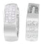 Pendientes Huggie de Diamantes en Oro Blanco de 14K - 1 1/8 cttw