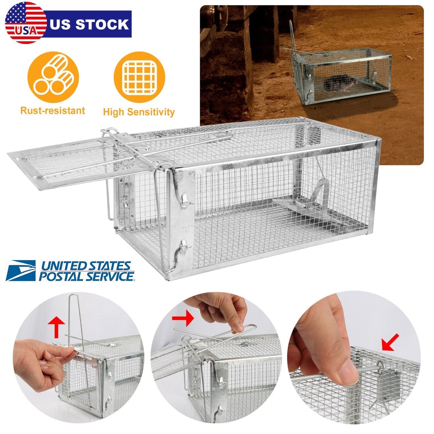 GBruno Humane Rat Trap Cage