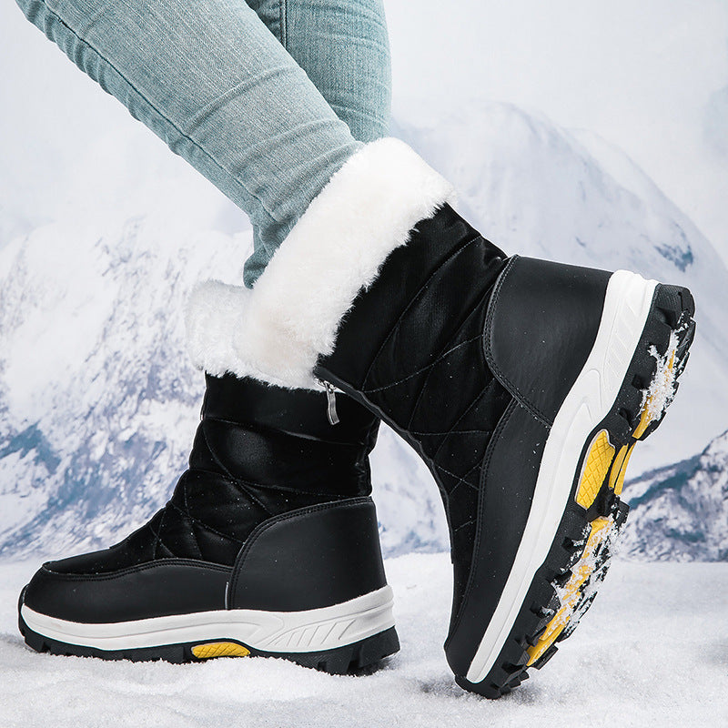 Botas de Tobillo con Cremallera y Plataforma Livianas para Mujer