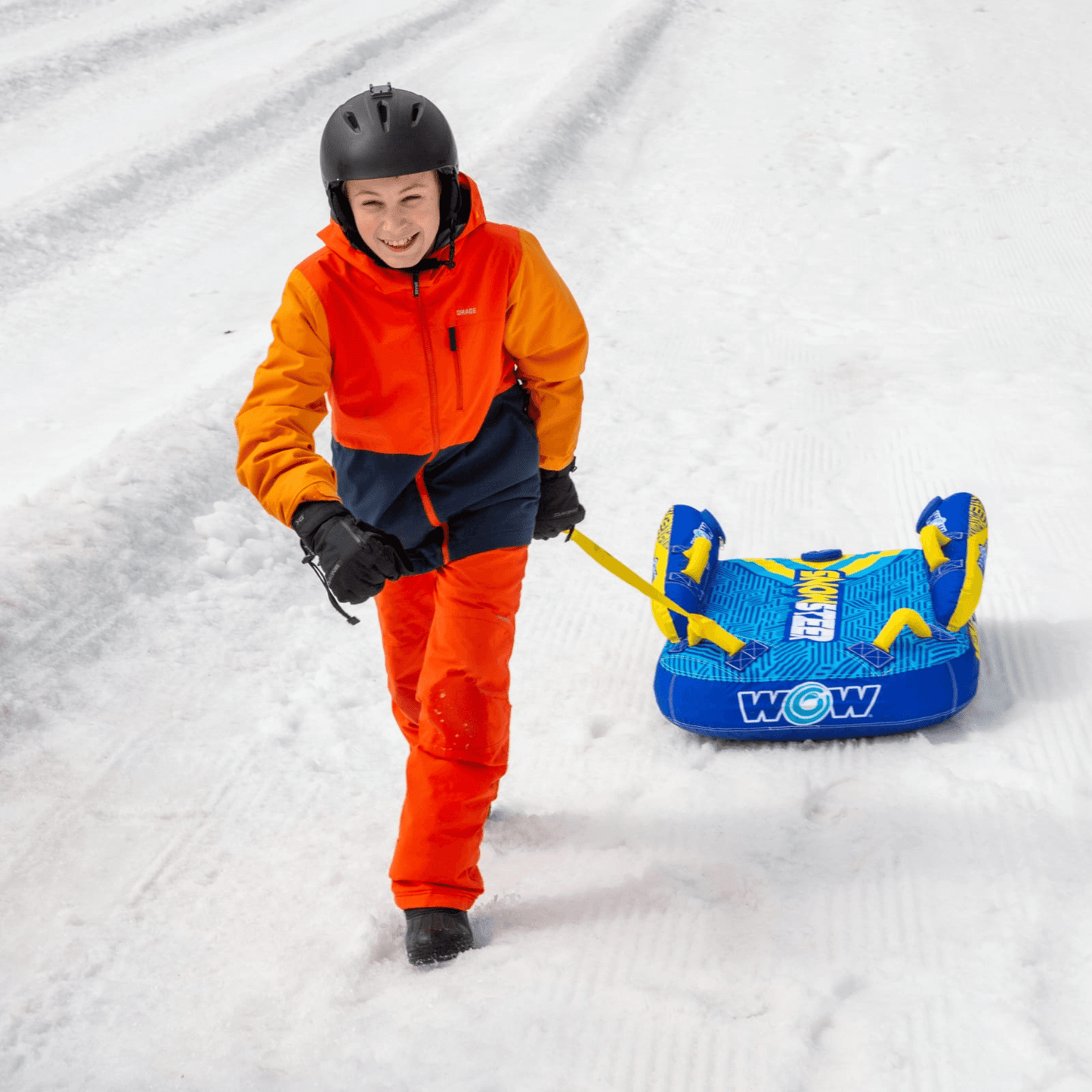 WOW Sports SnowSteer Snow Sled - Ultimate Winter Fun