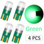 10PCS T10 W5W Led 3030 1SMD Wedge Bulb Auto Dome Reading Car Light Sidemarker Sidelight Parking Lights 194 168 Lamp Bulbs - Korvel