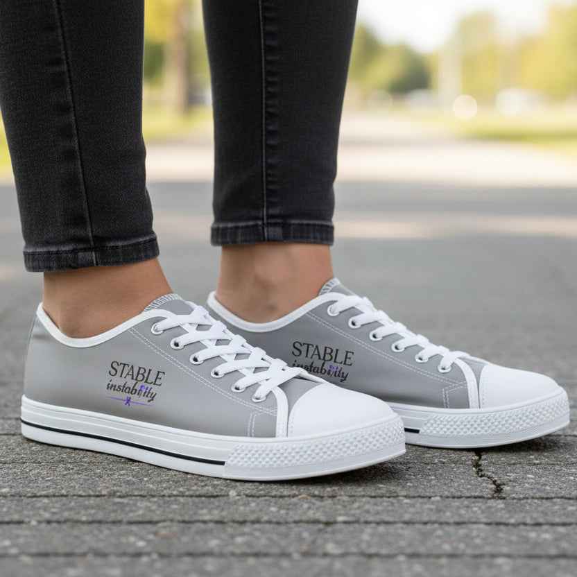 Stable Instability Canvas Sneakers - Epilepsy Awareness