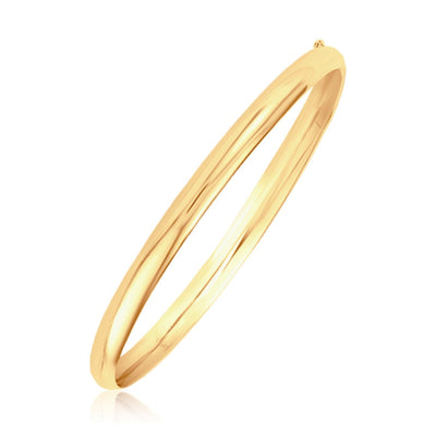 Classic 14k Yellow Gold Bangle Bracelet