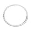 Bracelet jonc multi-rang en or blanc 18K, diamants et saphirs bleus