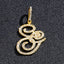 Hip Hop Grass Letter Pendant with Cuban Chain