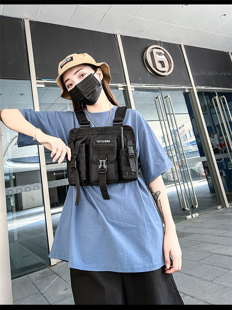 Street Vest Style Cross Body Bag