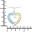 Colgante de Topacio Azul Suizo Genuino de 0.84 Quilates en Plata Esterlina